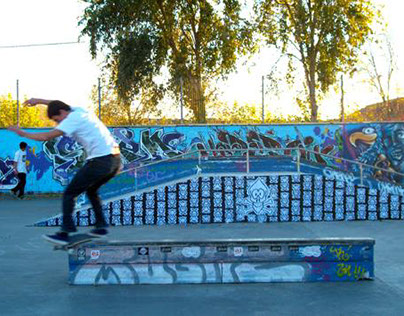 Paste Up - SkatePark de Logroño para el evento Jart