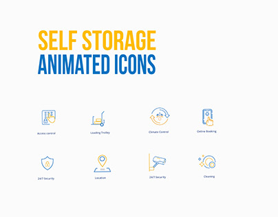 Animated Icons for Self Storage