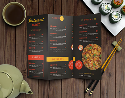 Restaurant Manu Card Design