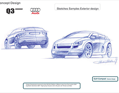 Audi Project SUV Proposal. Q3 off–roader.