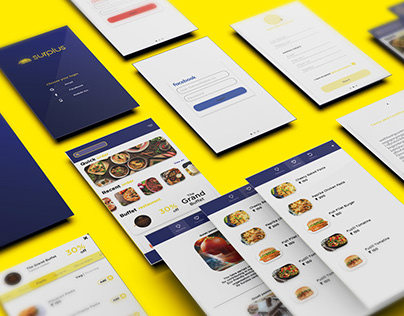 Food Delivery App System Design and UX Design Portfolio