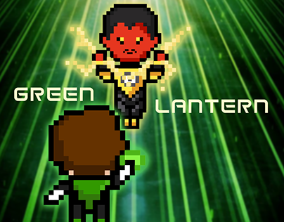 Project thumbnail - Green Lantern Pixel Art