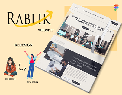Rablik Website Redesign