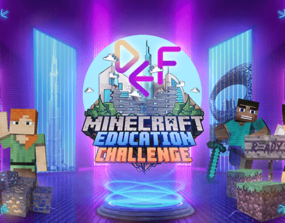 PLG x DEF Minecraft Educational Challenge Graphics