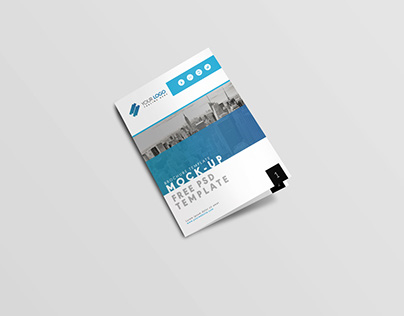 Us letter size brochure free psd template
