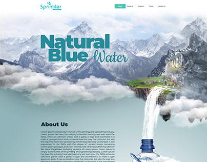 Water bottle Website
