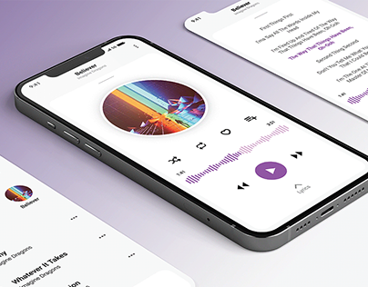 Concept Music App UI Design