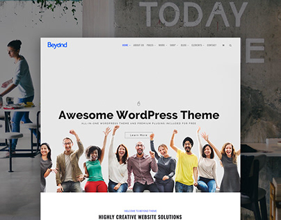 Beyond WordPress Theme Responsive All-In-One Template