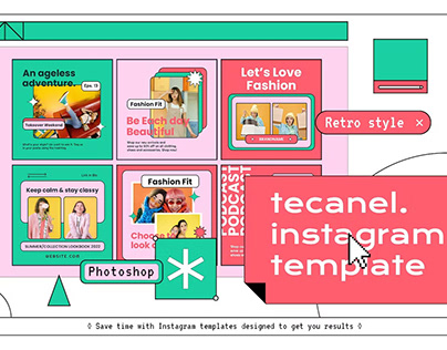 Tecanel 90s Instagram Template