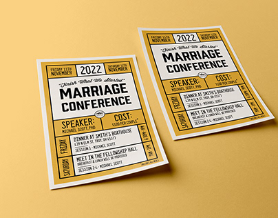 2022 Marriage Conference Flyer