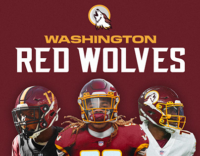 Washington Red Wolves Rebrand