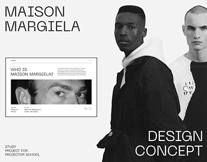 Maison Margiela website concept