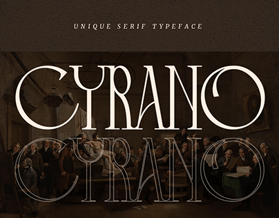 Cyrano - Unique Serif Typeface