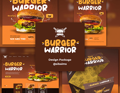 Burger Warrior Social Media