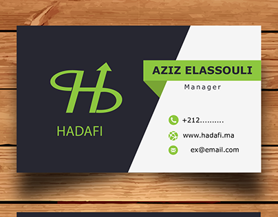 business card for association '' HADAFI ''
