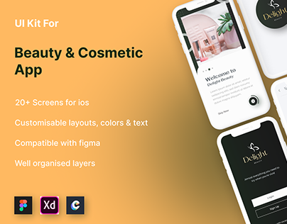 Beauty & Cosmetic App UX/UI design