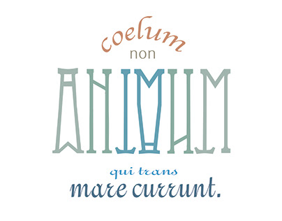 Animum Mutant Typographic Design