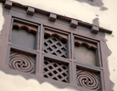 Substance Material - 100% Procedural Old window