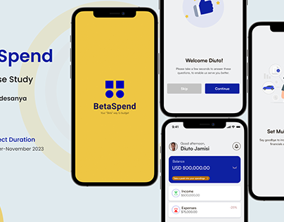 Project thumbnail - BetaSpend - A Budget App Ux Case Study
