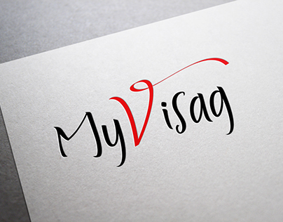Logo for beauty shop "MyVisag"