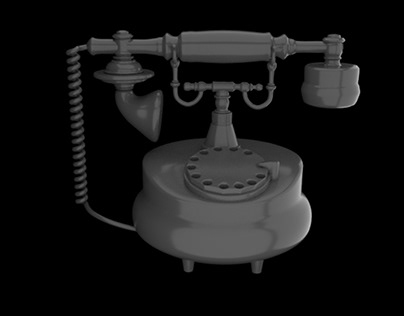3D Telephone Model