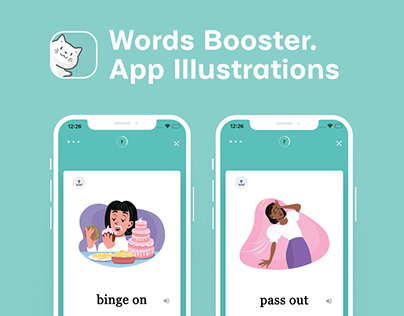 Promova (Words Booster) – App Illustrations