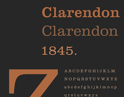 Clarendon Type Poster