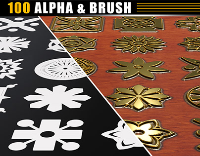 100 Alpha and Brush