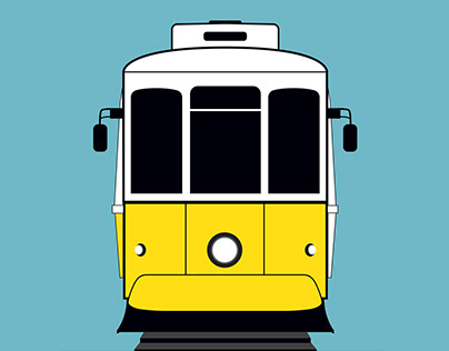 Illustration of Porto City Tram
