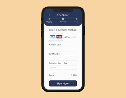 DailyUI 002: Credit Card Checkout