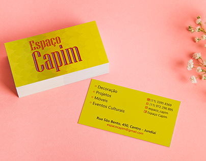 Cartão de visita Capim
