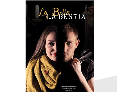 Cartel "La Bella y la Bestia"