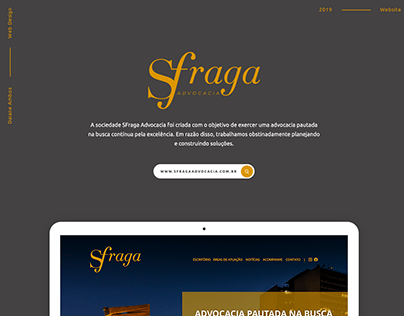 Sfraga Advocacia - Website Design