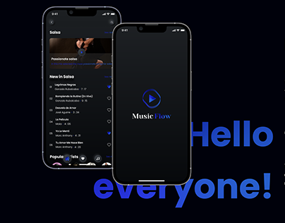 Music Mobile App - Music Flow