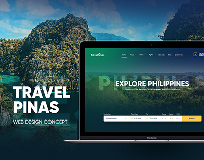 Travel Agency Web Design Concept