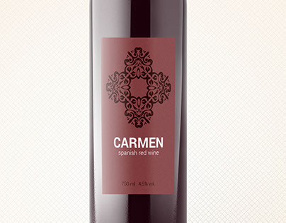Spanish wine label