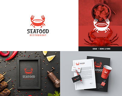 Seafood restaurant logo concept (Unused)