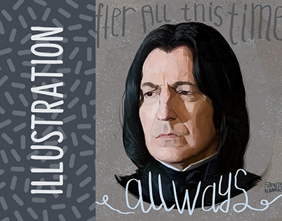 Severus Snape Digital Artwork