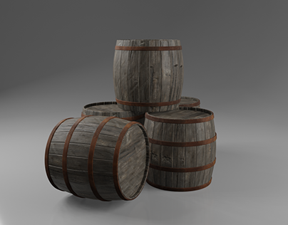 Realistic Barrels | Blender