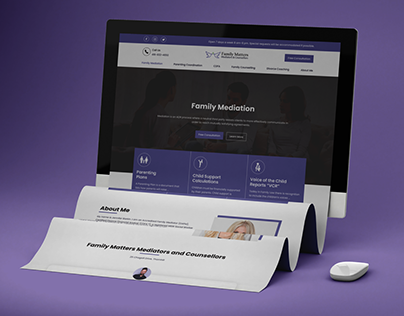 Redesign Family Mediation website