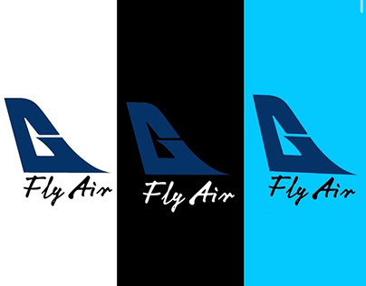 Fly air air craft logo