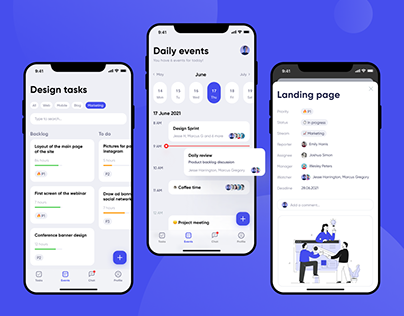 Daily tasks // App UI concept