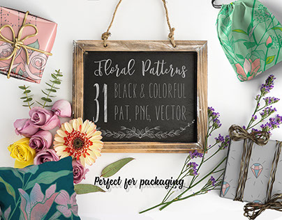 Weekly FREEBIE! 31 Floral Patterns Pack + Bonus