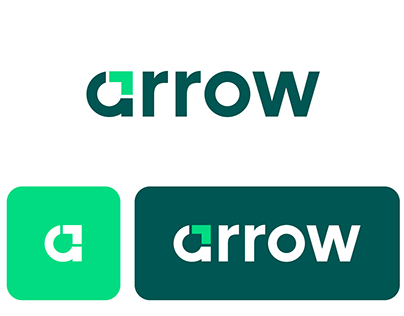 Arrow finance logo design