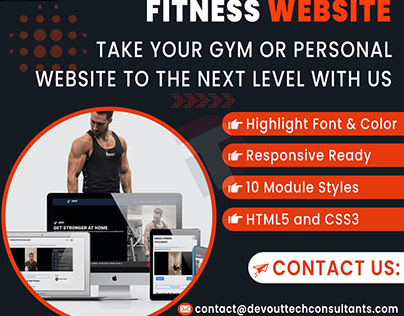 Fitness website development company