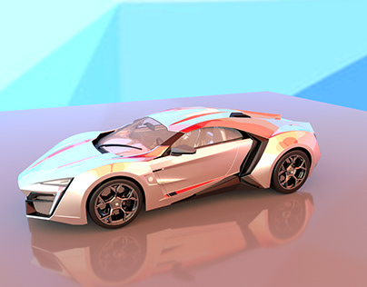 Lykan Hyper Sport 3D render