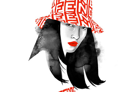 FENDI illustration fashion