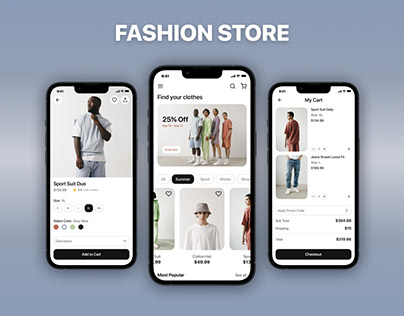 Fashion Mobile Store App Ecommerce Clothing Clothes