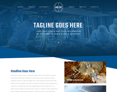 Haigh Farr Homepage Design