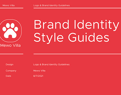 Mewo Villa - Logo And Brand Style Guide